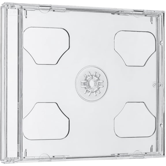 10 STANDARD Clear Double CD Jewel Case$$Furniture