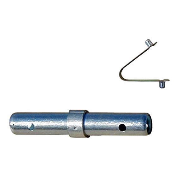 10 Scaffolding Coupling Pin 1-1/4"OD x 9"L with 1" Collar and 10 Spring Retainers Locking Pins Scaffold