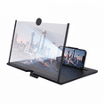 thumbnail image 1 of 10" Screen Amplifier for Cell Phone, 3D HD Amplifier Projector Horizontal Screen Enlarger for Movies, Videos, Foldable Cell Phone Stand with Screen Amplifiers, Supports All Smartphones, 1 of 8