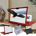 thumbnail image 1 of 10" Screen Magnifier,3 Times Mobile Phone Magnifier Projector Screen Enlarger for Movies, Videos, and Gaming,Supports All Smartphones,Foldable Cell Phone Stand with Screen Amplifier, 1 of 6