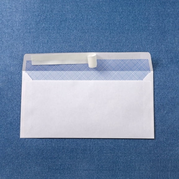 #10 Security Self-Seal Envelopes, 50 Count Windowless Business Mailing Envelopes, Security Tint Pattern for Secure Mailing, Invoices and Statements, Size 4-1/8 x 9-1/2 Inch