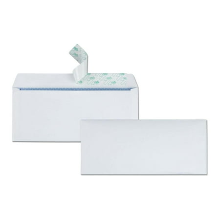 , #10 Security Tinted Envelopes, Redi-Strip, Windowless, White, 4.125x9.5, 500 per box (69122)