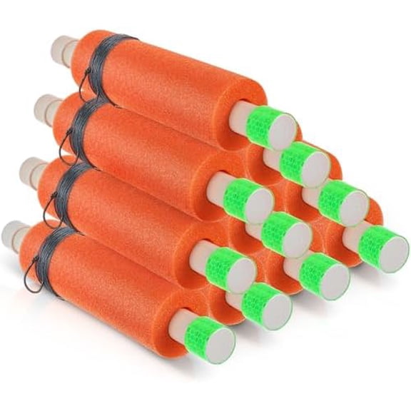 10 Set 11.46 Inch Catfish Noodle Jugs Fishing Noodles Orange Catfish Jugs Fishing Lines Rig Tackle for Catfishing$$Sport & Recreation Other