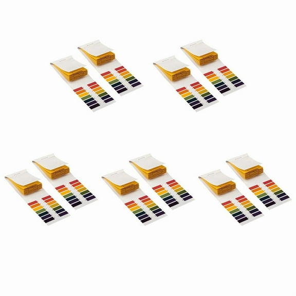 10 Set 160 Strips 1-14 PH Litmus Paper Ph Test Strips Water Cosmetics Soil PH Test Paper Strips with Control Card