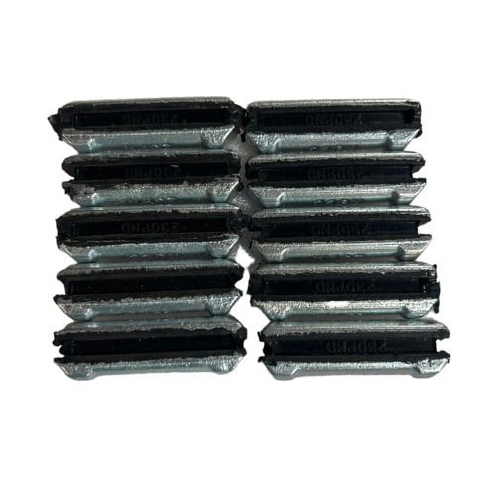 5-Pack H&L Style Bucket Teeth + Pins Set - Compatible With Backhoe, Skid Steer, Tractor Loaders