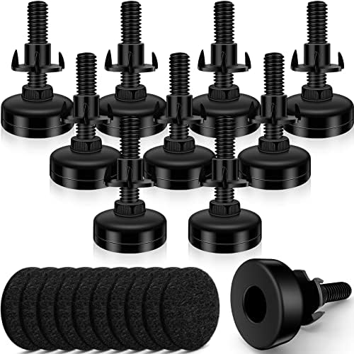 10 Set Adjustable Furniture Leveling Feet, Adjustable Leg Levelers for ...