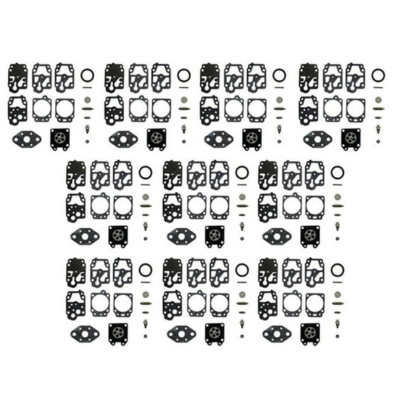 10 Set Carburetor Repair Rebuild Kit for Walbro K20-WYL WYL-240-1 WYL-242-1 WYL BE01 LE230