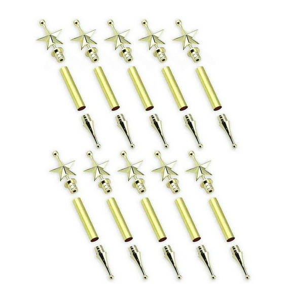 10 Set Christmas Tree Ornament Woodturning Project Kit, Christmas-Crafts DIY Tree Hanging Decoration Turning Kit D