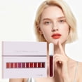 thumbnail image 1 of 10 Set Matte Long-lasting Lip Gloss Velvet Matte Matte Matte Matte Lip Gloss Gift Box, 1 of 6