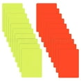 thumbnail image 1 of 10 Set PVC Plastic Blank Penalty Cards Yellow & Red Referee Cards for Football Match Rectangle Mixed Color 110x80x0.5mm 2 colors 1pc/color 2pcs/set, 1 of 7