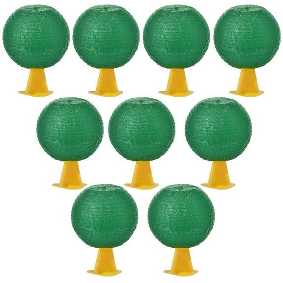 10 Set Sticky Fruit Fly Trap,Happon Fruit Fly Traps Ball Sticky Traps Ball,Gnat Traps Flying Insects Traps Ball for Indoor Outdoor House Kitchen Plants Trees Flying Insects (Green)