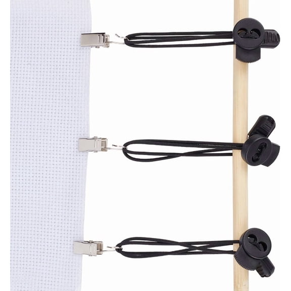 10 Set Stretch Clip for Stitch Black Stitch Side Clips Side Tensioners Clips for Scroll Frames Side Tensioners for Embroidery Frames Needlework Stitch Embroidery Blue
