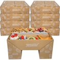 thumbnail image 1 of 10 Sets 13"x10.5"x3.5" Kraft Pastry Boxes - Compostable, Grease Proof, Leak-Proof, Microwave Safe, Stackable for Cake/Bakery & Takeout (4-8 Servings) Disposable Food Containers with Lids, 1 of 16