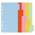 thumbnail image 1 of 10 Sets A6 Subject Dividers Paper Sheet, Punched File Card Dividers,Tabbed Divider for Notebook Insert Planner, 1 of 6