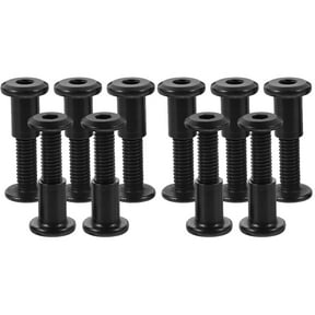 10 Sets Chicago Screw Furniture Binding Screw Post M6x25 Rivet Socket Cap Nut