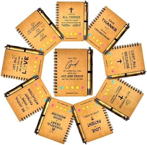 10 Sets Christian Notebooks Bulk Prayer Journals Inspirational ...