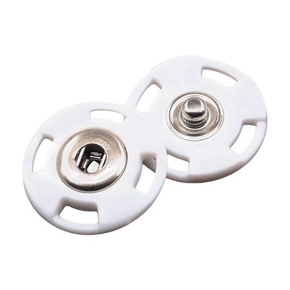 10 Sets Clear Transparent Press Snap Buttons Fasteners for Coat Shirt Clothing Bag DIY Sewing