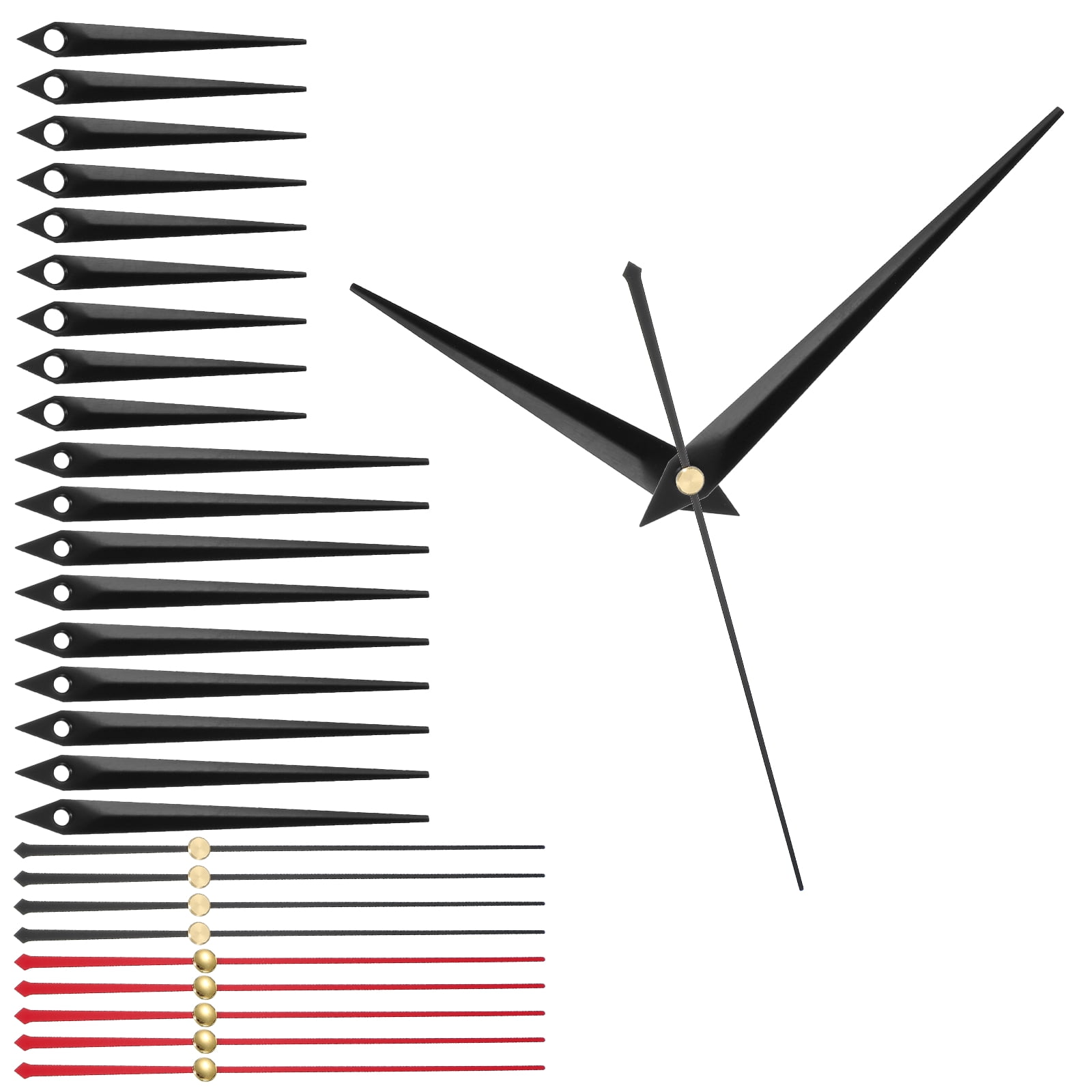 10 Sets Clock Hands, Aluminum Clock Hands Only Kit Parts Mechanism ...