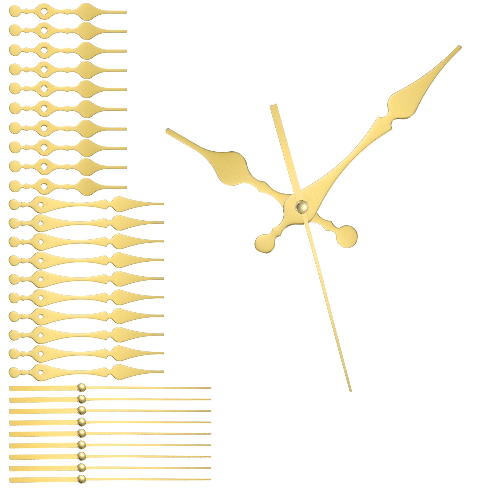 10 Sets Clock Hands, Aluminum Clock Hands Only Kit Parts Mechanism ...