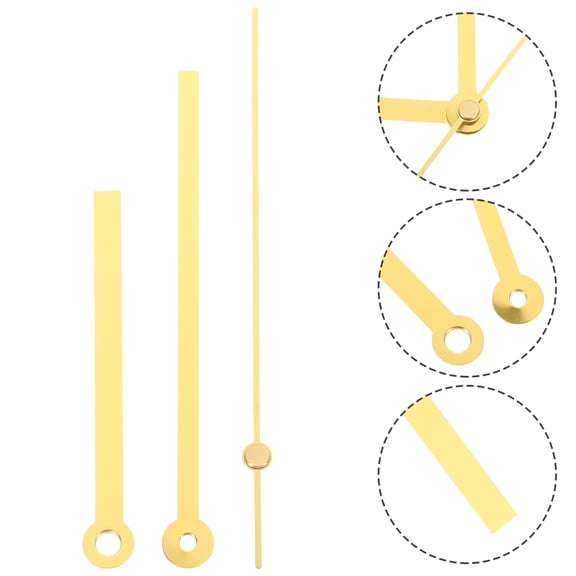 10 Sets Clock Hands Needles Clock Pointers Replacement Wall Clock Parts for DIY Repair
