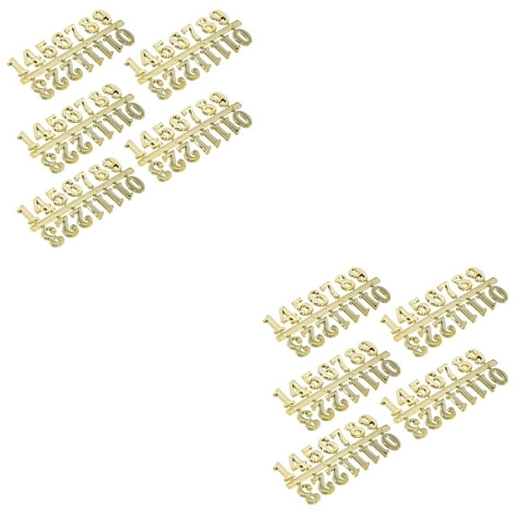 10 Sets Clock Number Plate Clocks Digital Wall Arabic Numbers Adhesive Replacement Numerals for