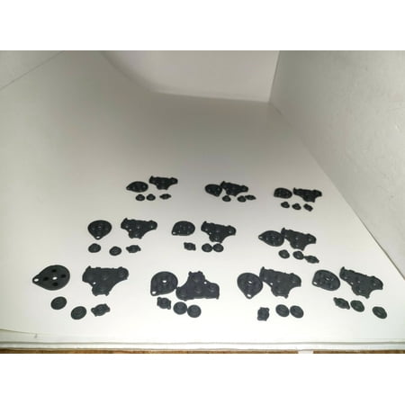 10 Sets Contact Pads Rubber Conductive Buttons for GameCube Controller