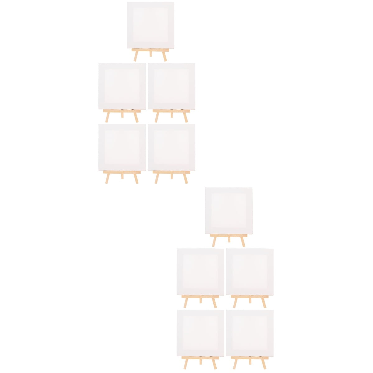 10 Sets DIY Mini Easel Display Shelf Art Drawing Canvas Picture Stands