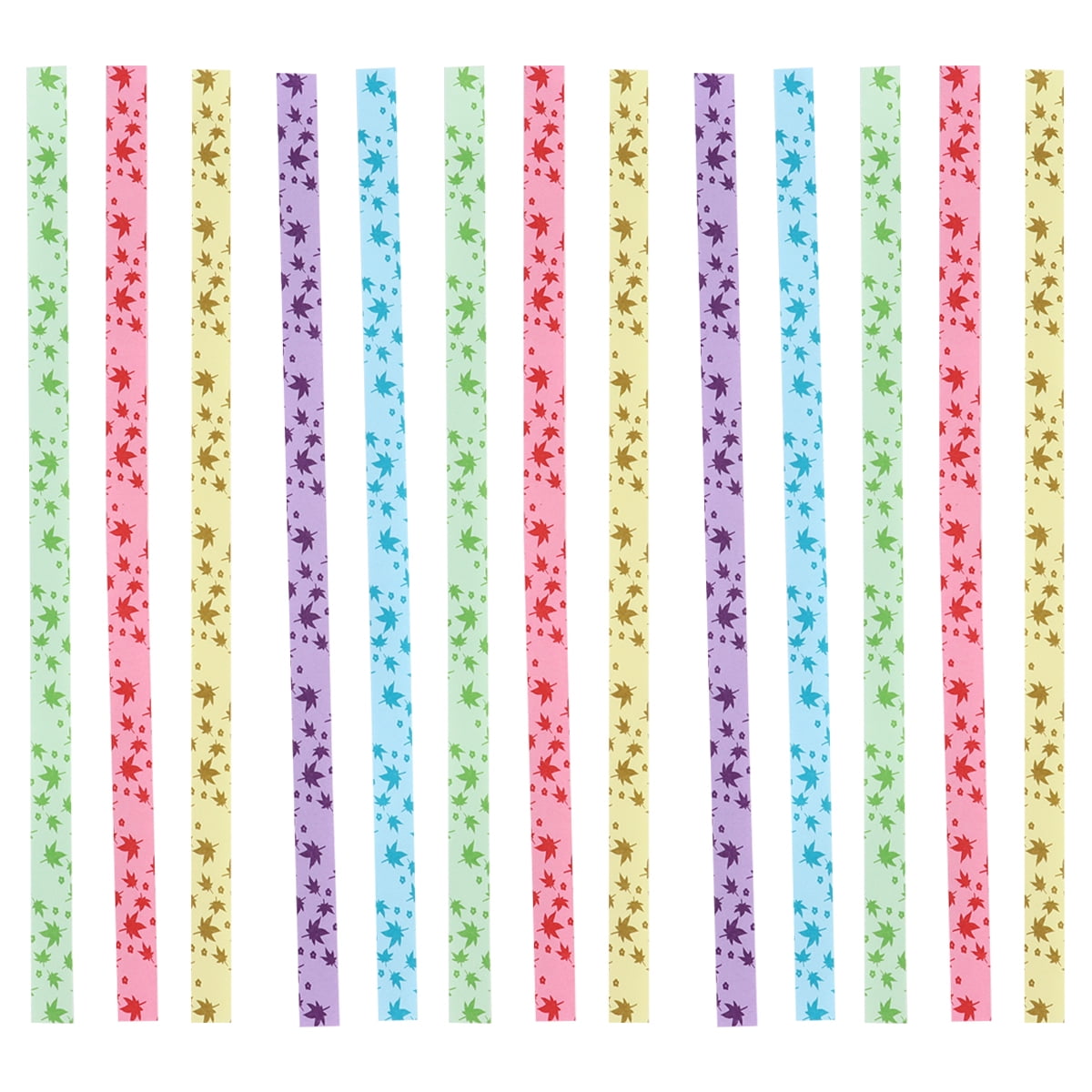 10 Sets DIY Star Folding Paper Maple and Pattern Origami Star Paper ...