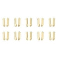 thumbnail image 1 of 10 Sets Double Open Zipper Repair Latch Kits, #5 Insert Pins for Jacket Coat, Light Golden, 1 of 5