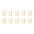 thumbnail image 1 of 10 Sets Double Open Zipper Repair Latch Kits, #8 Insert Pins for Jacket Coat, Light Golden, 1 of 5