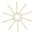 thumbnail image 1 of 10 Sets Fan Accessories Folding Fans Handheld Shaft Belt Ring Iron, 1 of 6
