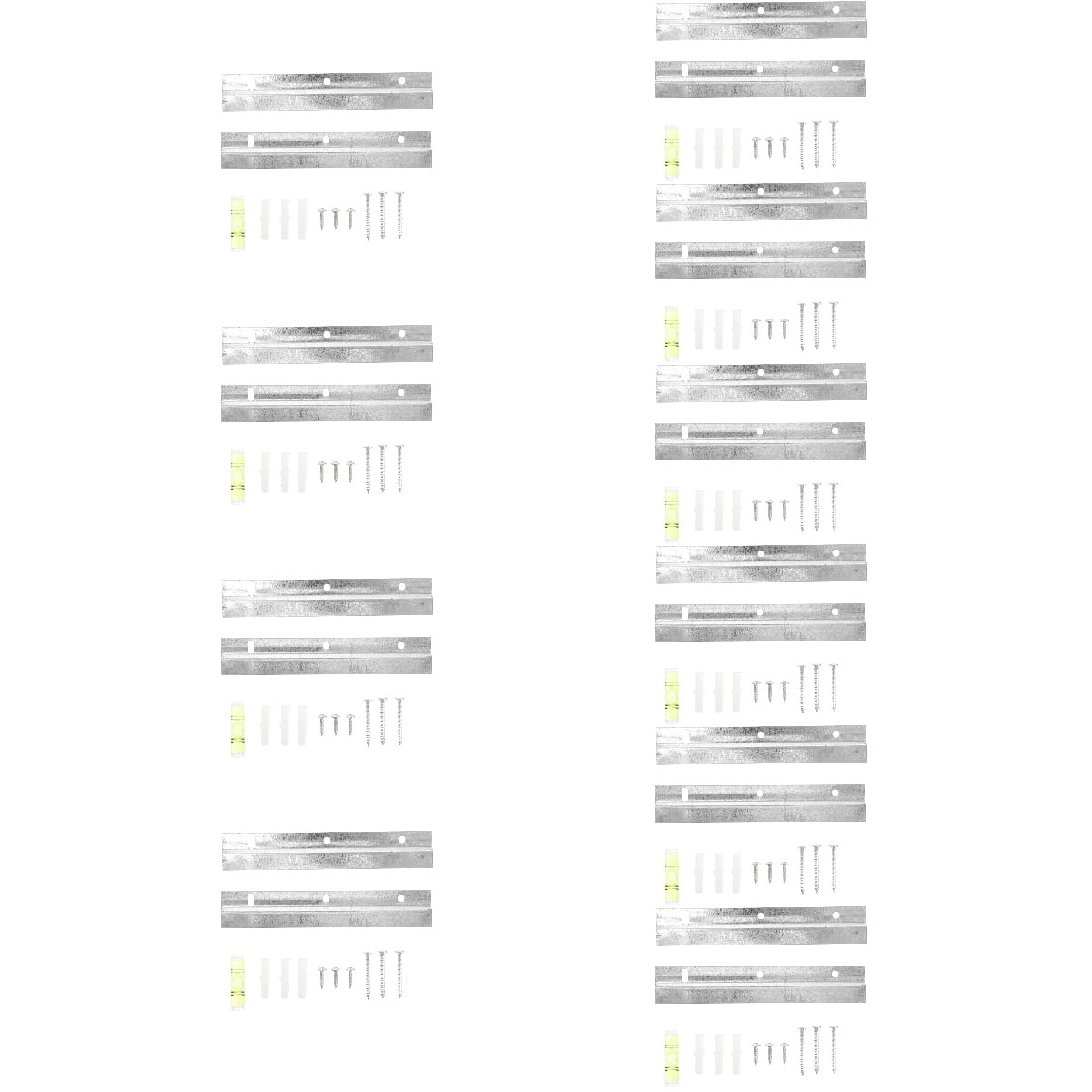 10 Sets French Cleat Picture Hanger Interlocking Wall Hangers for Photo