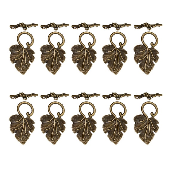 10 Sets Gold/Bronze/Tibetan Shape Toggle Clasps for Jewelry Making Bracelets End Clasp Findings