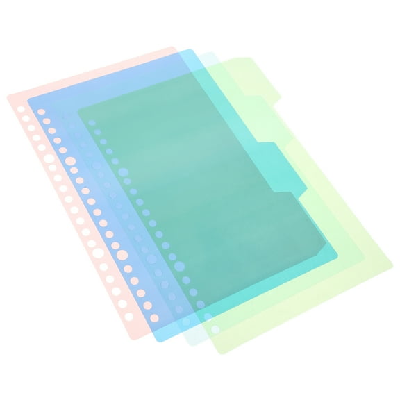 10 Sets Index Divider Tabs for File Folders, Page Separator Dividing Line, PP Office Organizers