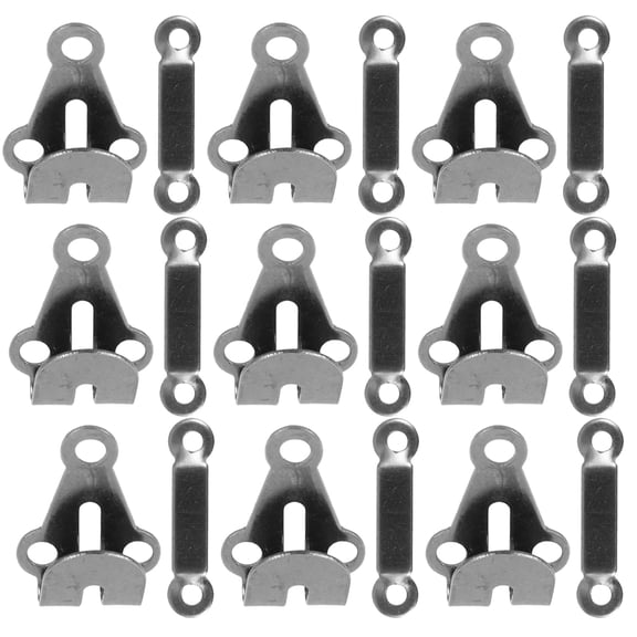 10 Sets Invisible Trouser Buttons Hooks Hook and Eye Closures Hook and Eye Latch for Clothing