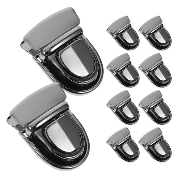 10 Sets Lock Dough Pins Classic Pocket Jewelry Black