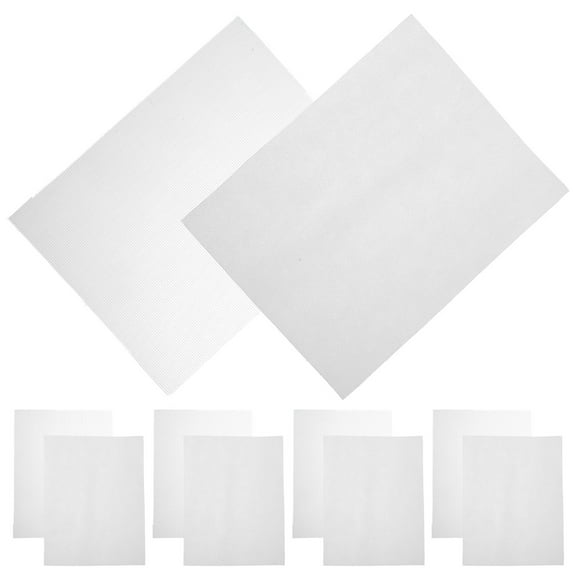 10 Sets Paper Making Kit Screen Mesh Kids DIY Toy Replacement Cloth for Ancient Papermaking White 25.00X19.50X0.10CM