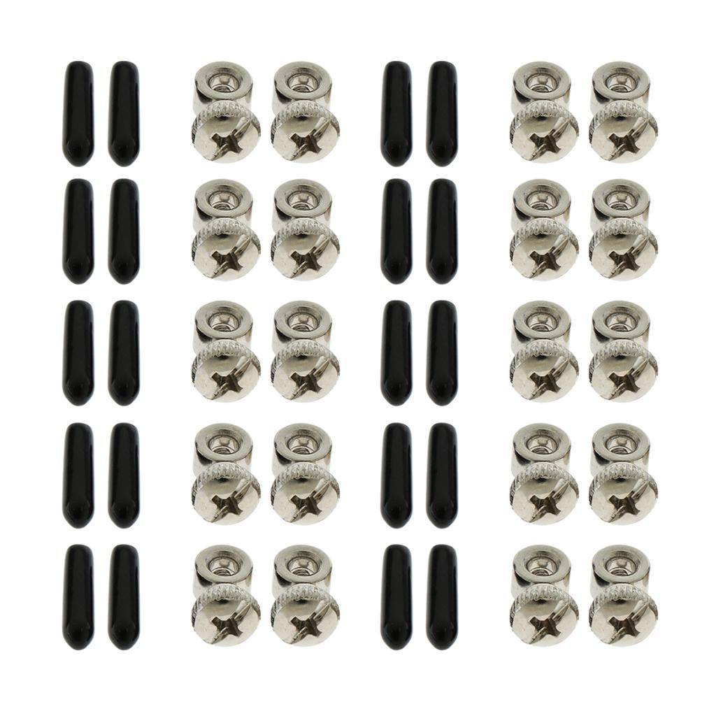 10 Sets Replacement Screw And Ends Caps For Speed Jump Rope Cable ...
