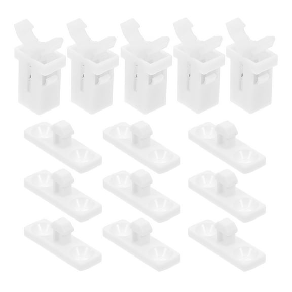 HOOWIFFY trash can accessories replacement Bin Lid Replacement Latch ABS Waste Bins Homes 10 Sets