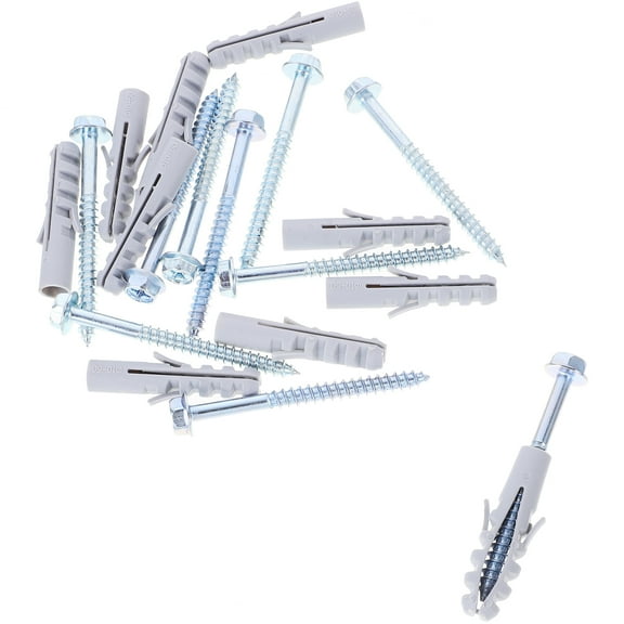 10 Sets Tv Wall Bracket Screws Drywall Mounting Anchors Bolt