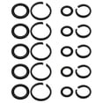 thumbnail image 1 of 10 Sets of 1/2 Inch & 3/8 Inch Impact Wrench Retainer Rings with O-Ring,Compatible with Electric Wrench/Pneumatic Wrench, 1 of 7