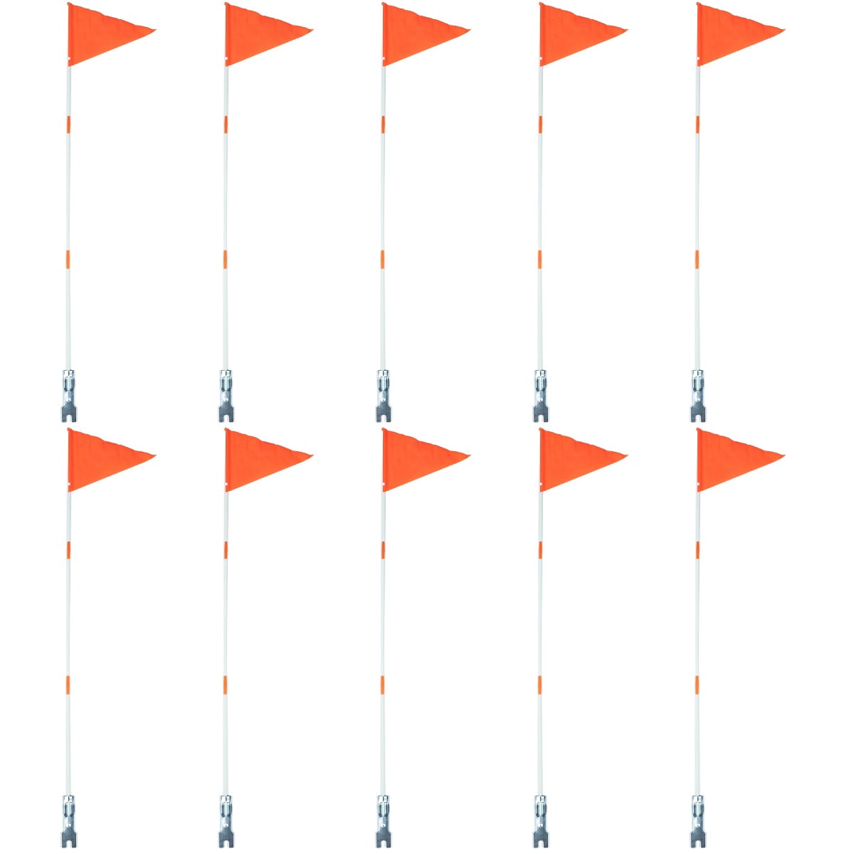 10 Sets of Bike Fixing Flagpole Kit Multi-function Bike Flag and ...