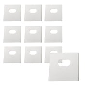 10 Sets of Clear Vertical Blind Repair Tabs / Vertical Blind Tabs / Blind Fixers - 20 Total Tabs 10 Sets and 2 Alcohol Wipes 10