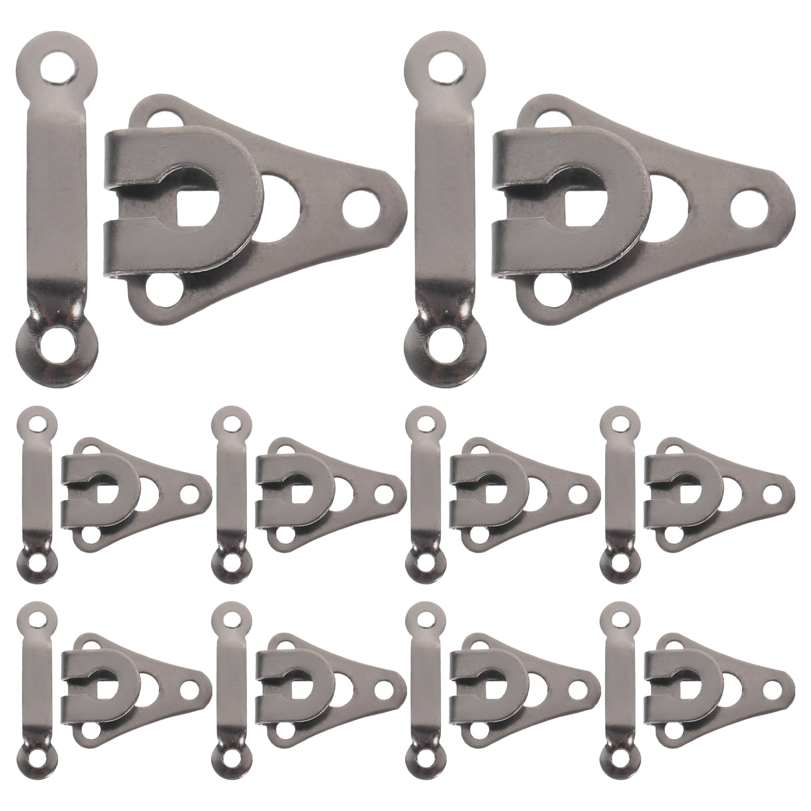 10 Sets of Sewing Hooks and Eyes Pants Closure Fastenings for Skirt