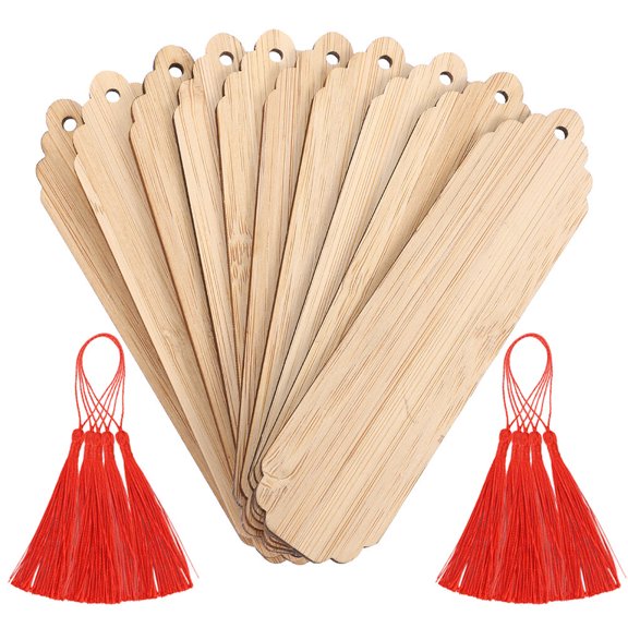 UPGRATOR Blank Bookmarks for Crafts Writers Studying 10 Sets 12.2x3x0.2cm