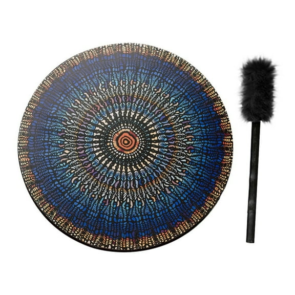 10" Shaman Drum with Drum Stick Spiritual Healing Sound Healing Tool, Frame Drum, Handmade