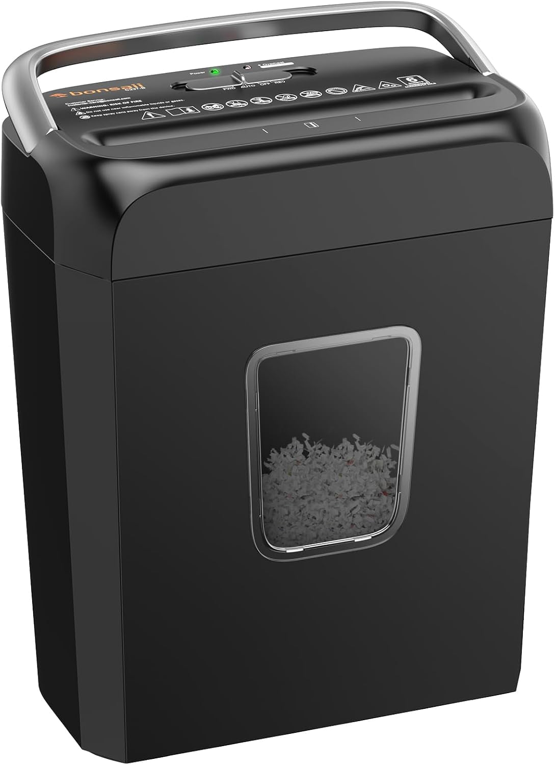 10-Sheet Cross Cut Paper Shredder, 5.5 Gal Home Office Heavy Duty ...