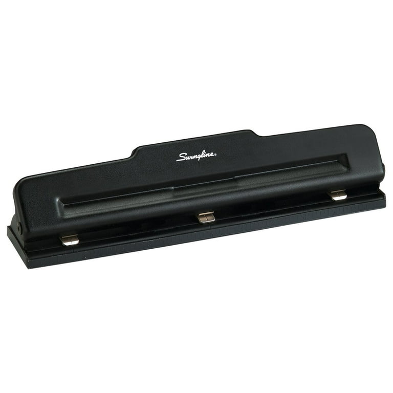 10-Sheet Desktop Light-Duty Two- to Three-Hole Adjustable Punch, 9/32 10-Sheet Desktop Light-Duty Two- to Three-Hole Adjustable Punch, 9/32