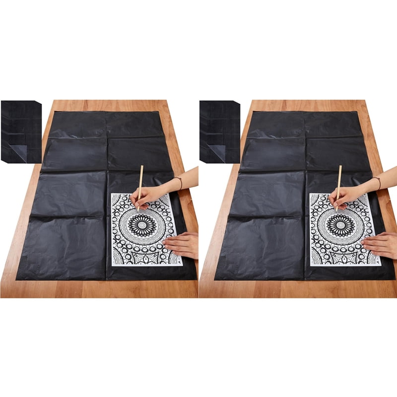 10 Sheet Large Carbon Paper for Tracing 20.3 X 36 Inch Carbon Transfer Paper Waxed Carbon Transfer Paper for Wood