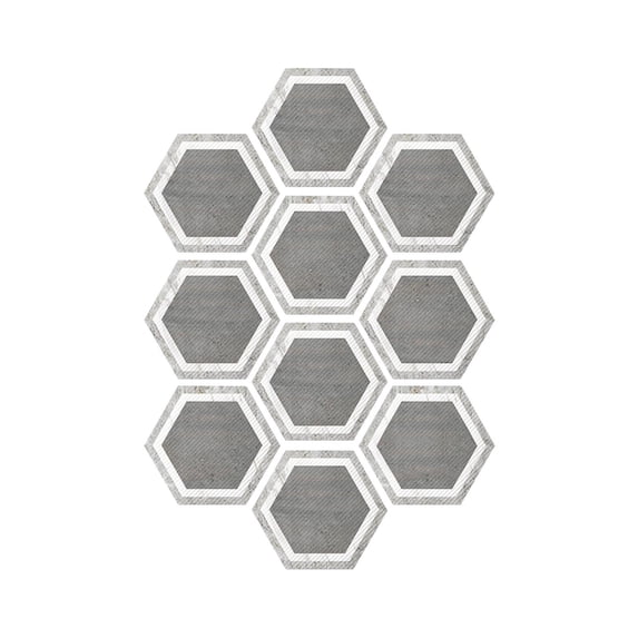 10 Sheet Peel and Stick Backsplash Self Adhesive Hexagon Backsplash Tile Peel and Stick Backsplash for Kitchen Wall Self Adhesive Tile Sticker for Bathroom Shower Furniture Camper 4"x8"